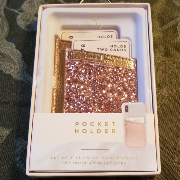 Accessories - Bling Smartphone Pocket Card holder NWT